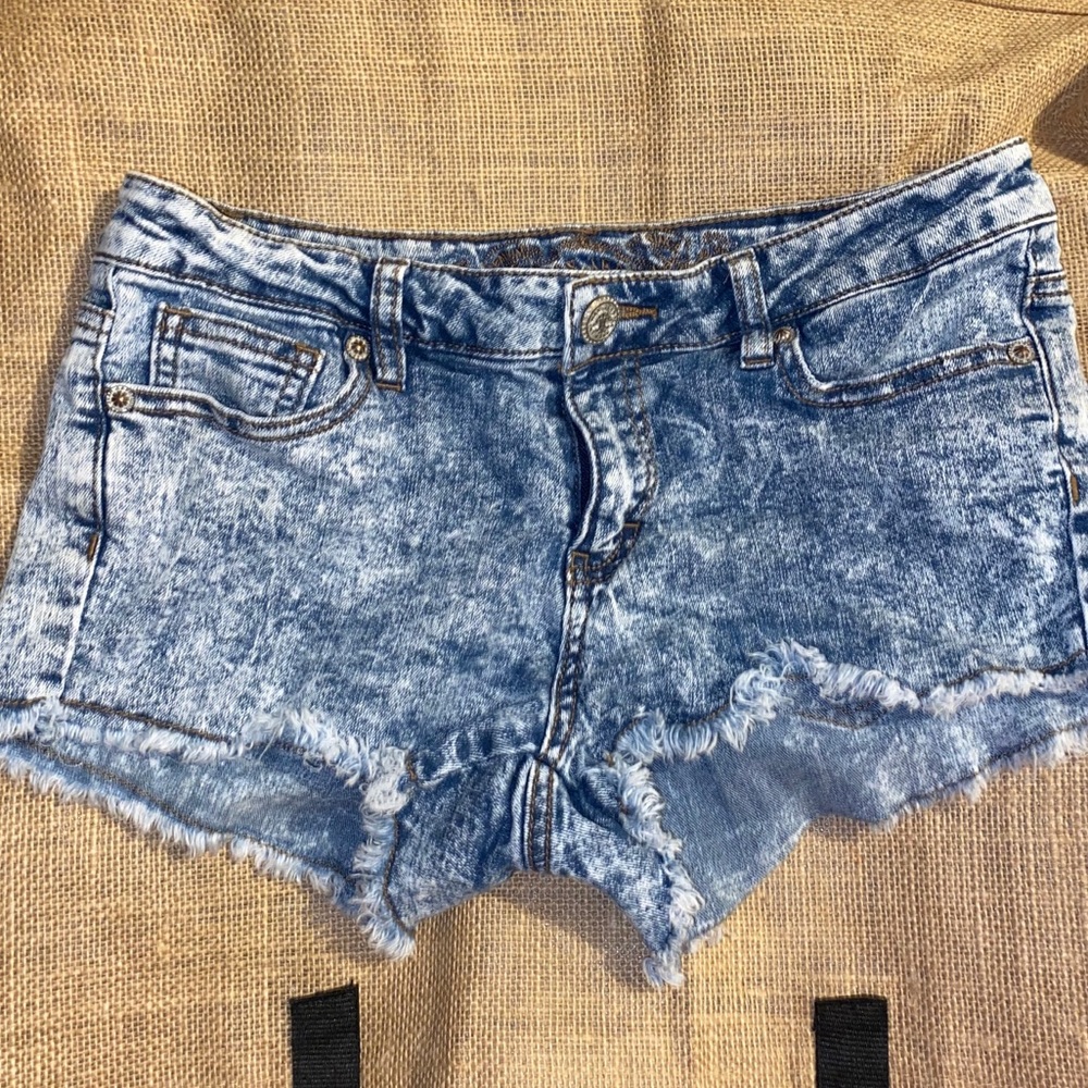 Wax Jean Shorts